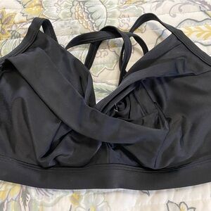Athleta, black, bikini top.Size 34 D/DD provides great support.